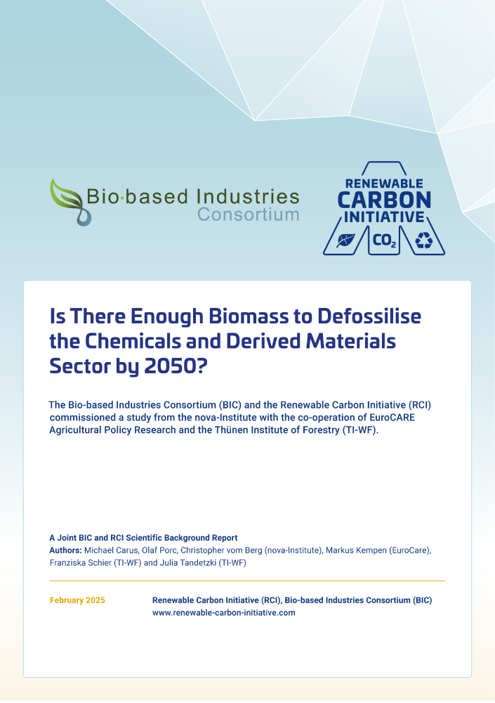 Is there enough biomass to defossilise the chemicals and derived materials sector by 2050?